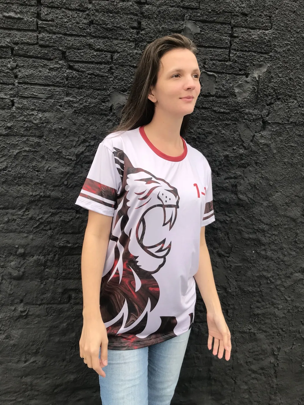 Camiseta Dry Fit UV 50+ personalizada Jana Jô — foto 3