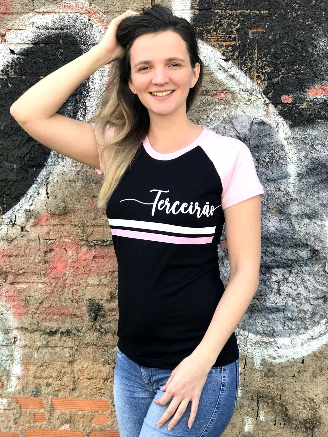 Camiseta Manga Raglan personalizada Jana Jô — foto 5